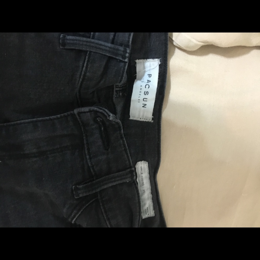 Black-Gray Pacsun ankle Jeggings